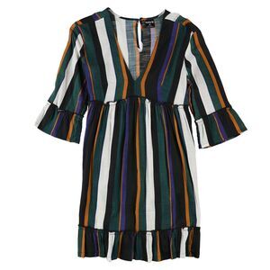 Hurley Womens Bell Sleeve A-line Dress, mulsp, M